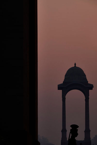 Photograph Ivan Joshua Loh Guards At India Gate on One Eyeland